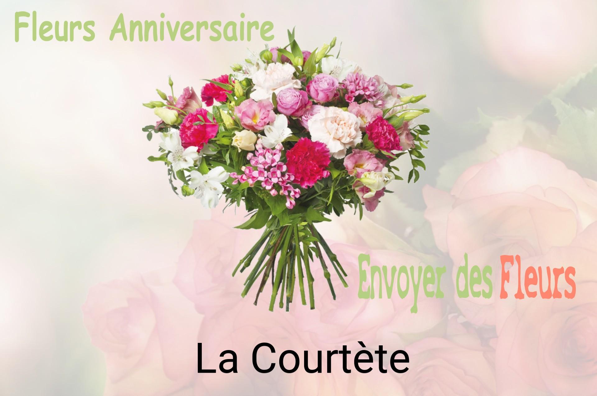 Bouquet de fleurs d’anniversaire livré à La Courtète