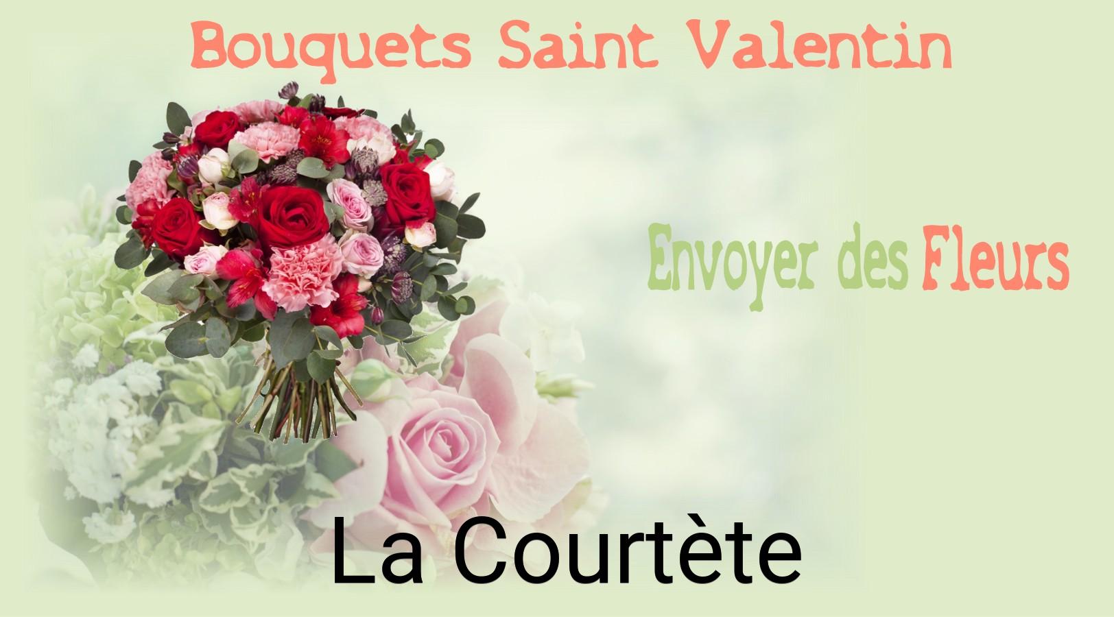 Roses de Saint-Valentin livrées à La Courtète
